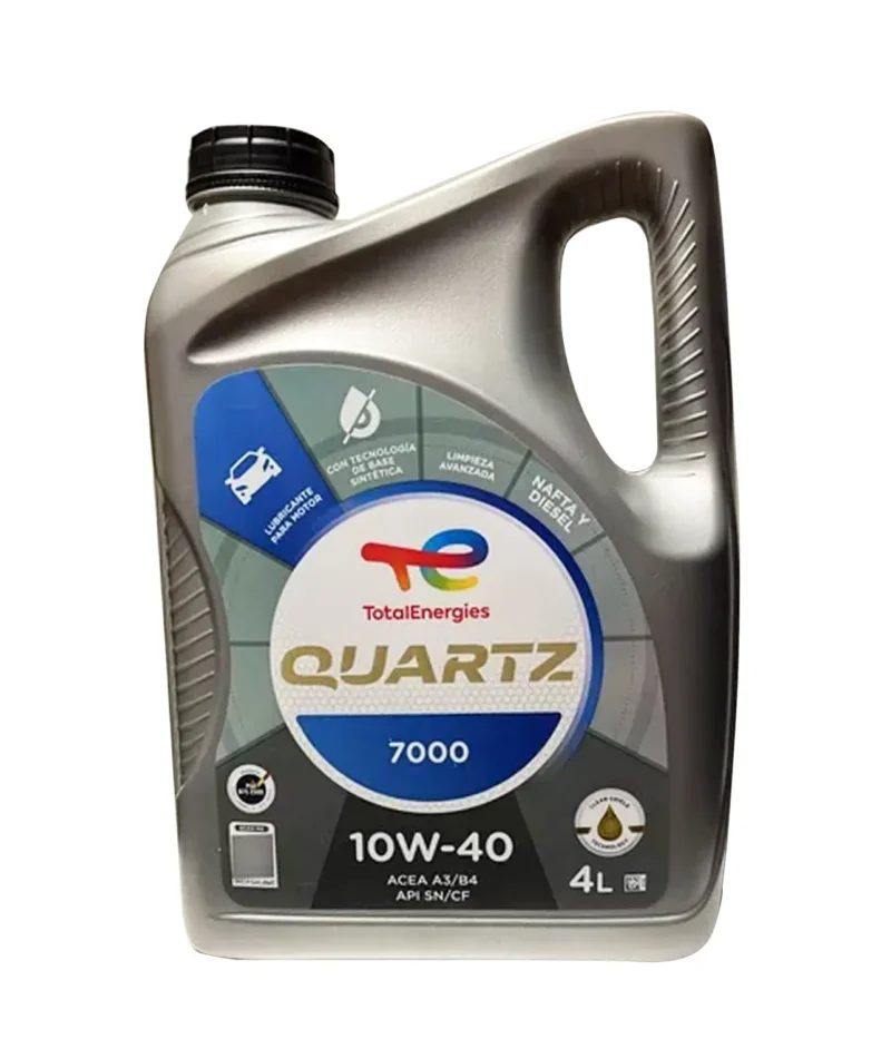 ACEITE 10W40 4LT QUARTZ 7000 API SN CF TOTAL UE:3