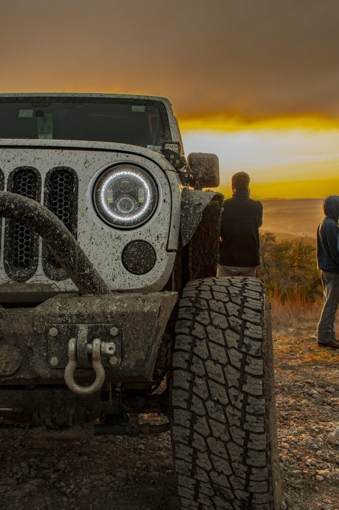 sunset, off-road, adventure, jeep, sky, outdoors, fun, nature, happiness, mountain, epic